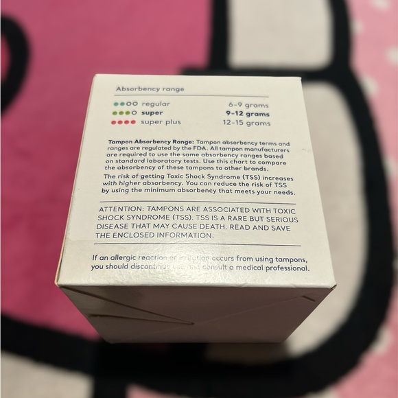 Live Better Organic Cotton Tampons CVS Health SUPER 16Ct - Picture 3 of 3